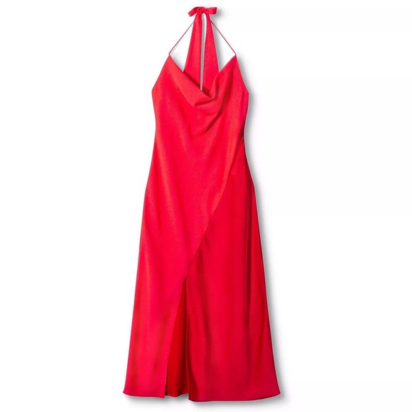 NWT Target CUSHNIE Red Slip Dress - Picture 8 of 14